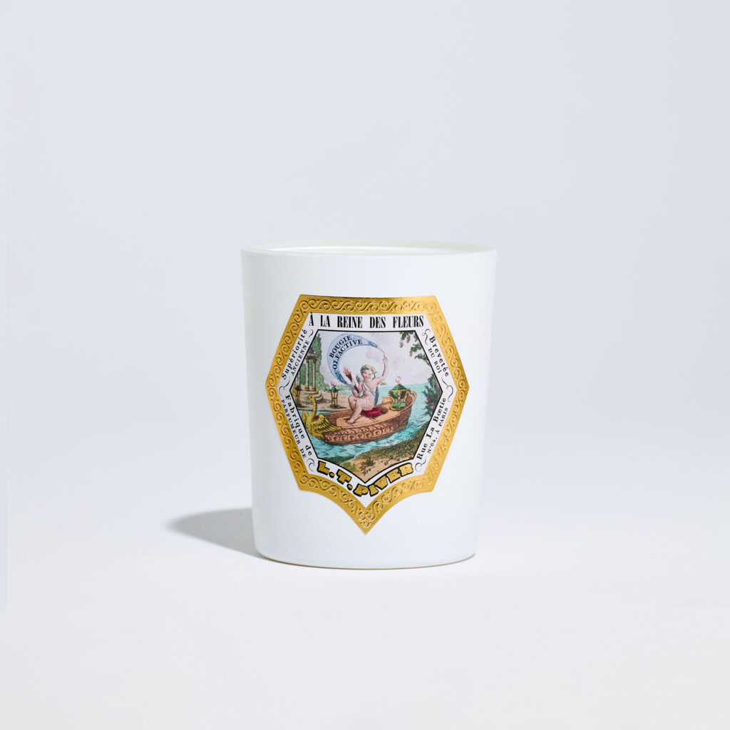 Bougie parfumée A la Reine des Fleurs de la Maison L.T. Piver