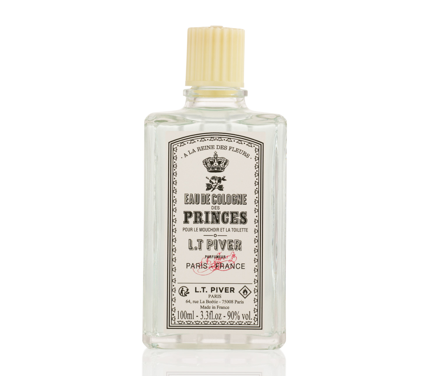 Flacon Eau des Princes, parfum frais masculin L.T. Piver