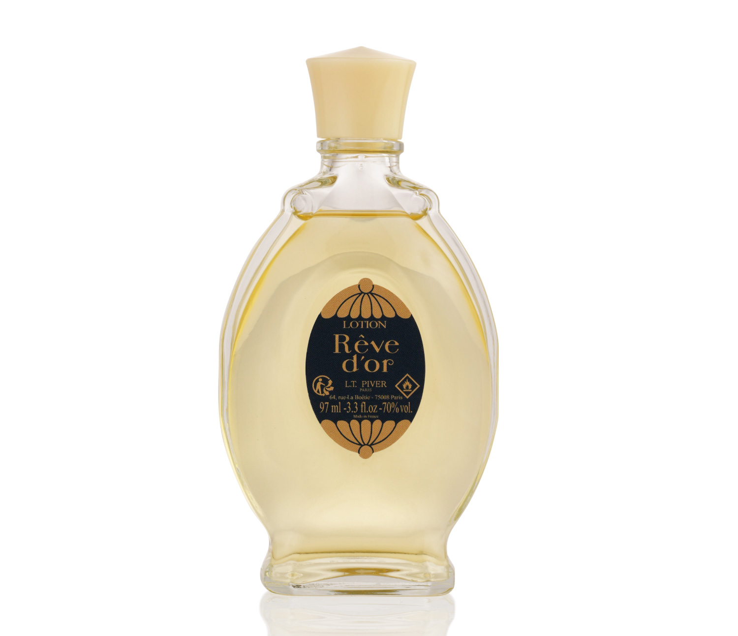 Flacon Rêve d’Or, parfum floral raffiné L.T. Piver
