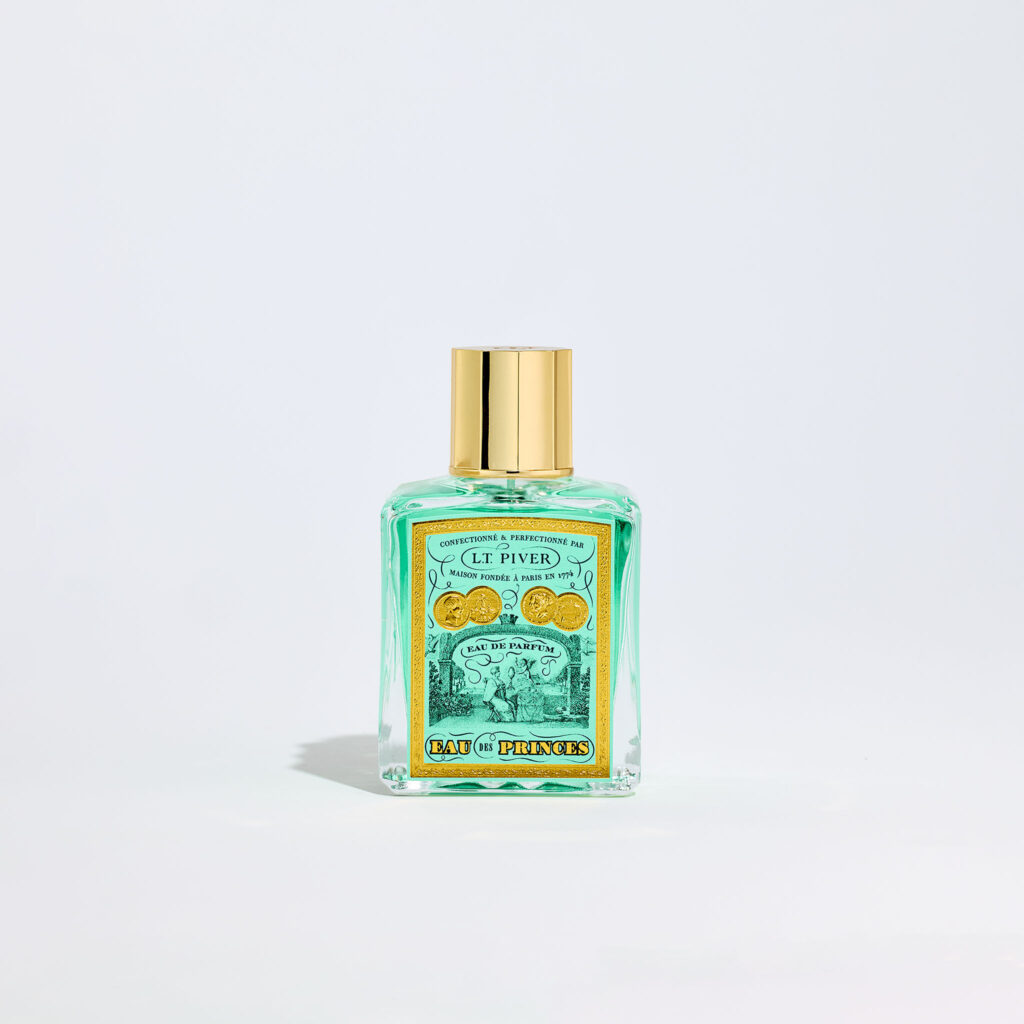 Flacon de l’eau de parfum Eau des Princes de la Maison L.T. Piver