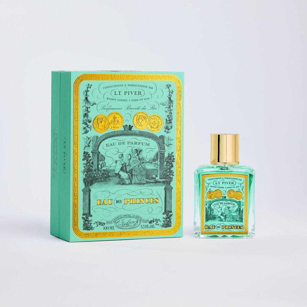 Eau de parfum Eau des Princes de la Maison L.T. Piver avec son coffret