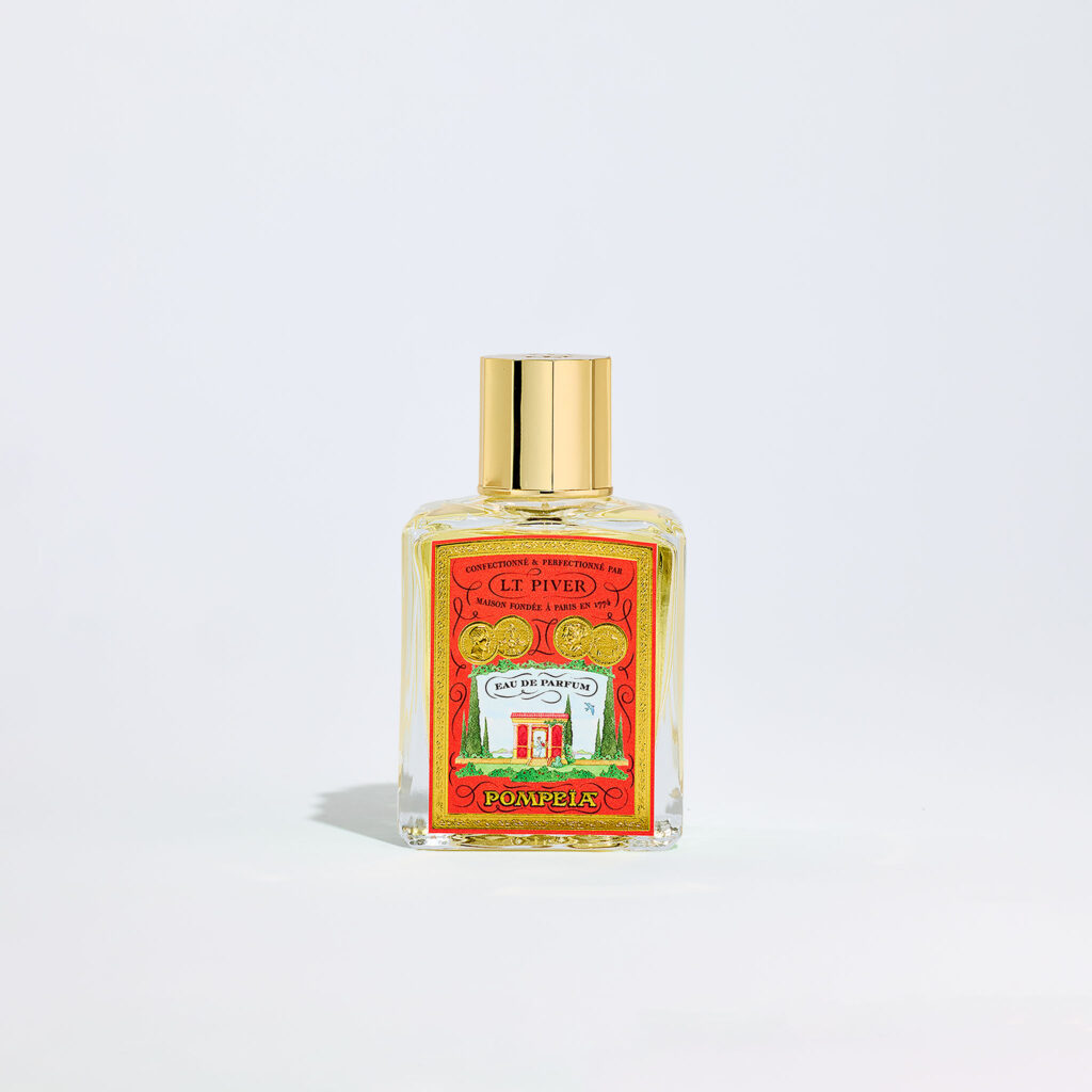 Flacon de l’eau de parfum Pompéia de la Maison L.T. Piver