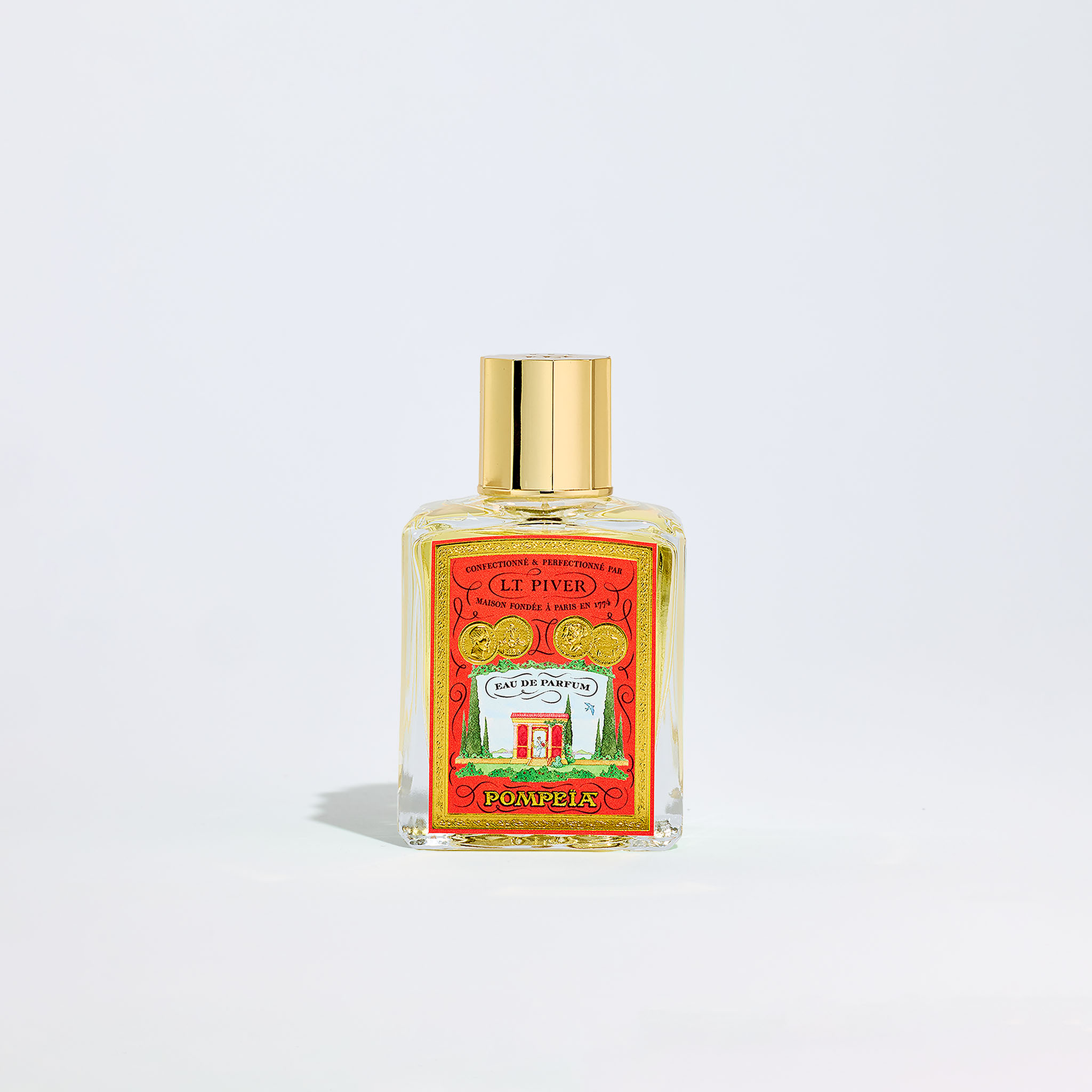 Flacon de l’eau de parfum Pompéia de la Maison L.T. Piver