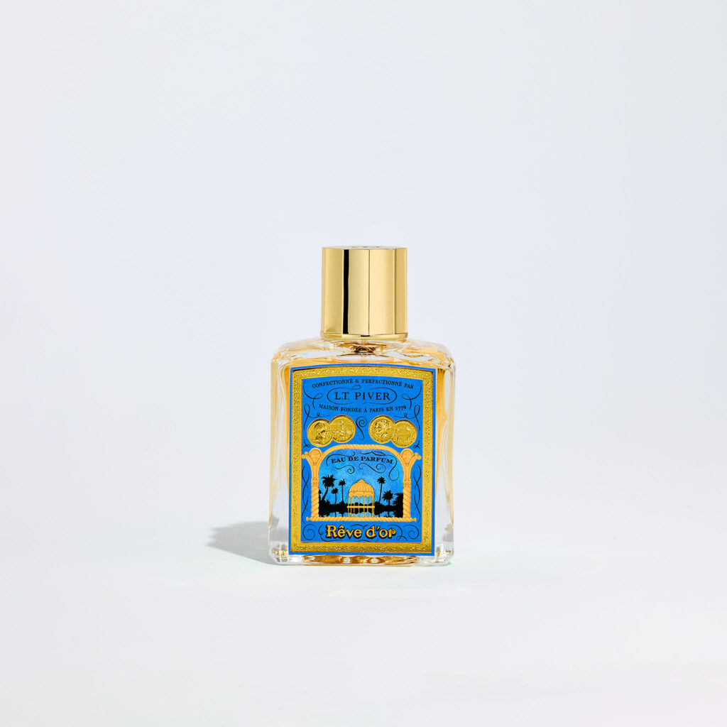 Flacon de l’eau de parfum Rêve d'Or de la Maison L.T. Piver